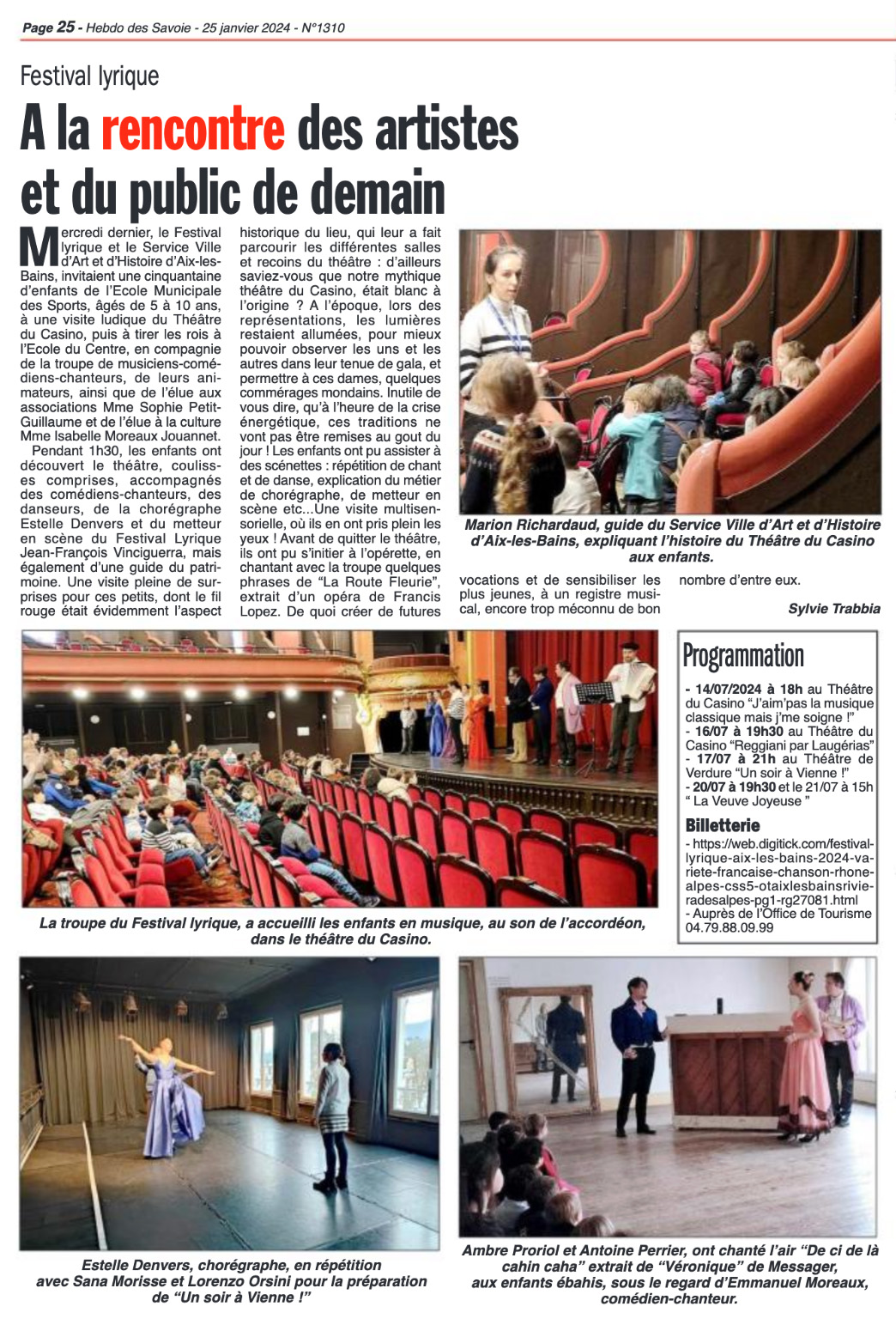 Hebdo des Savoies 25 janvier 2024 #image_title